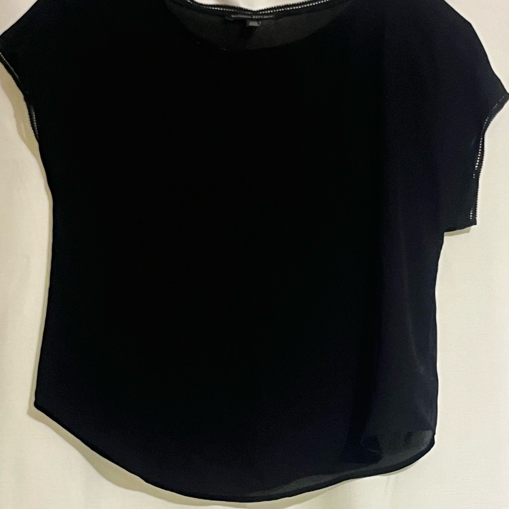 Elegant Banana Republic Black Women's Top XXS EUC